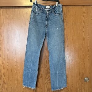 Abercrombie & Fitch High Rise wide leg Blue Jeans